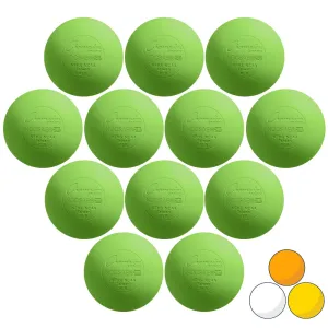 12 Neon Green Champion Sports Lacrosse Balls - Meets NOCSAE Standard SEI Certified