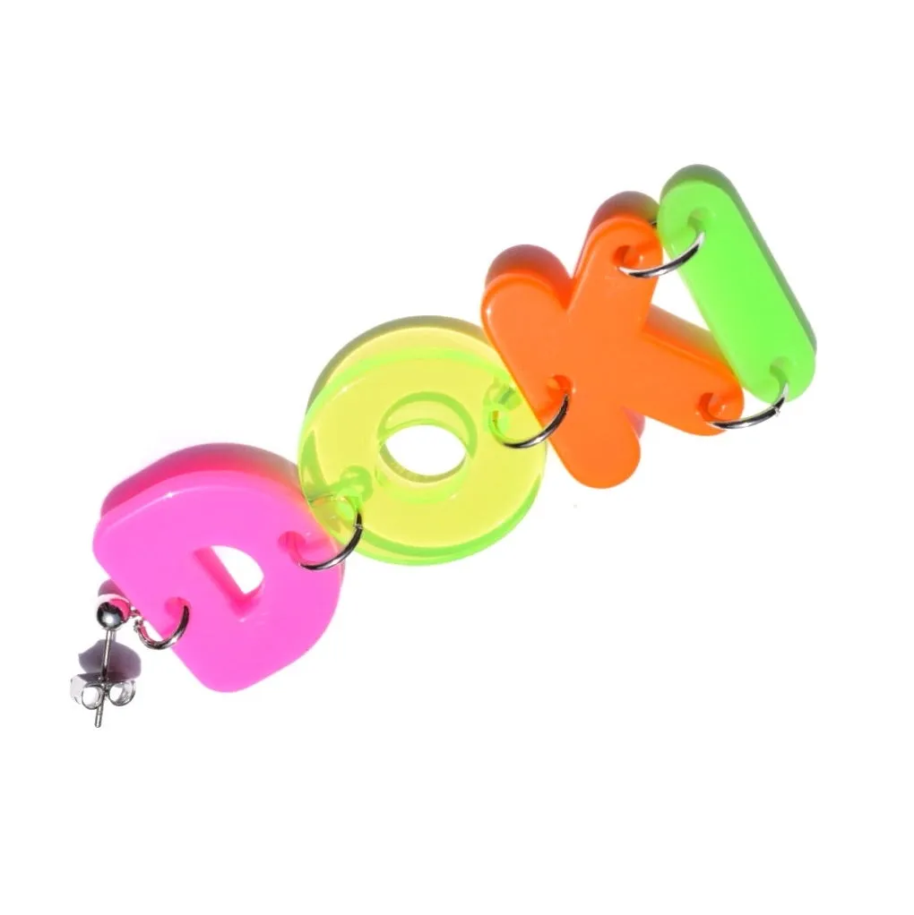 6% DOKIDOKI vivid doki doki earrings