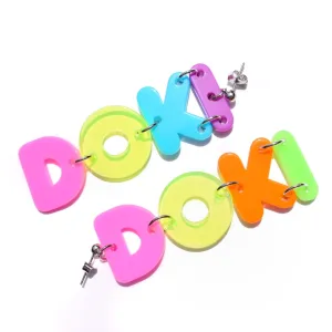 6% DOKIDOKI vivid doki doki earrings