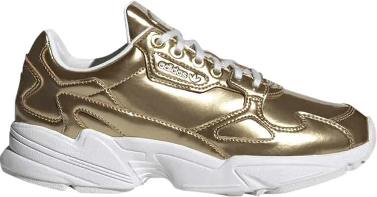 Adidas Wmns Falcon 'Gold Metallic' sneakers, gold