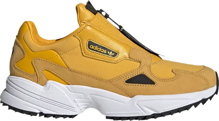 Adidas Wmns Falcon Zip 'Active Gold' Sneakers, Gold