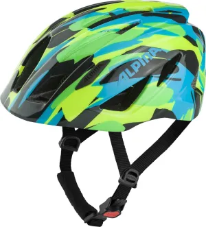 Alpina Pico Bike Helmet Neon-Green Blue Gloss 50-55