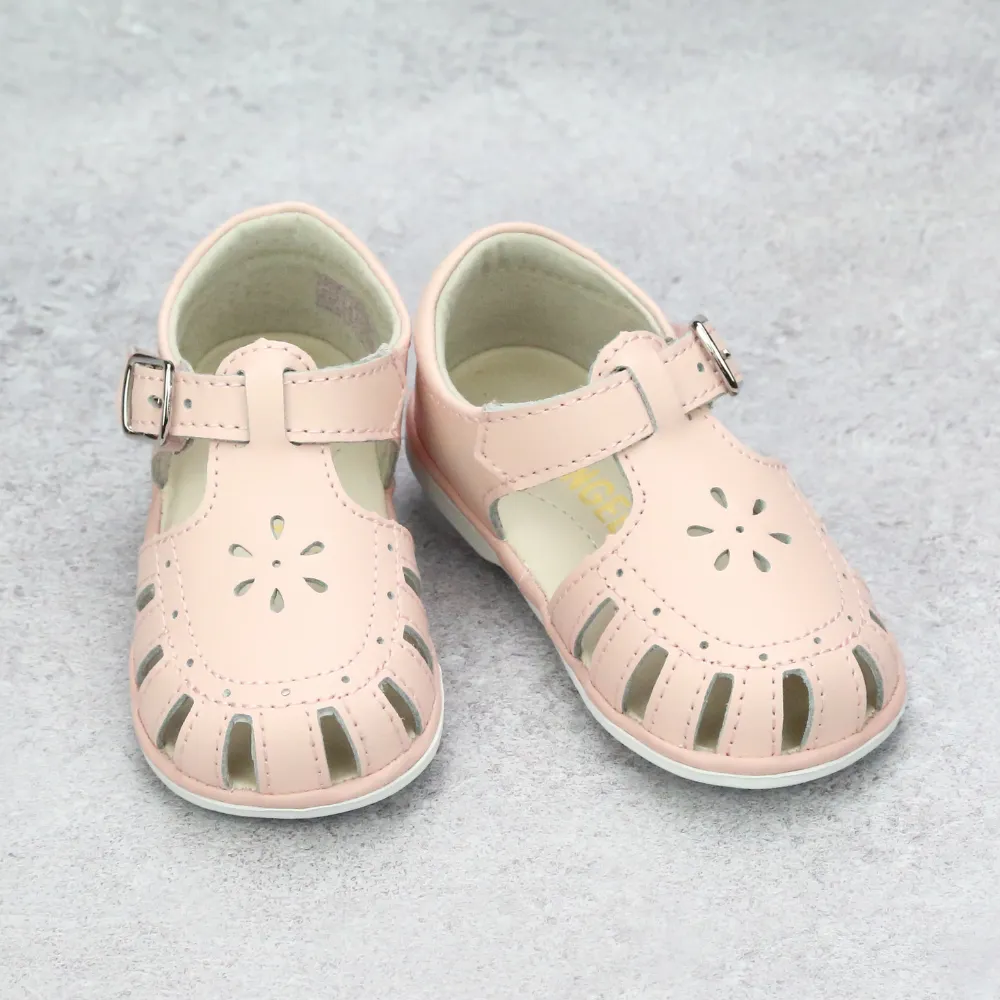 Baby Shelby Caged Leather Sandals