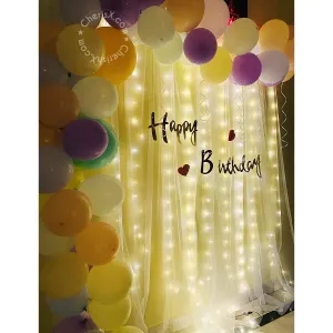 Birthday Decoration  Multicolor - 30 Pcs Items - decoration for birthday