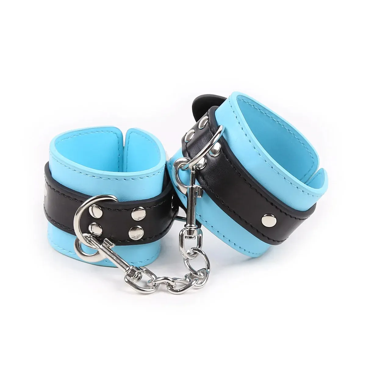 Candy Blue Pastel Goth Cuffs