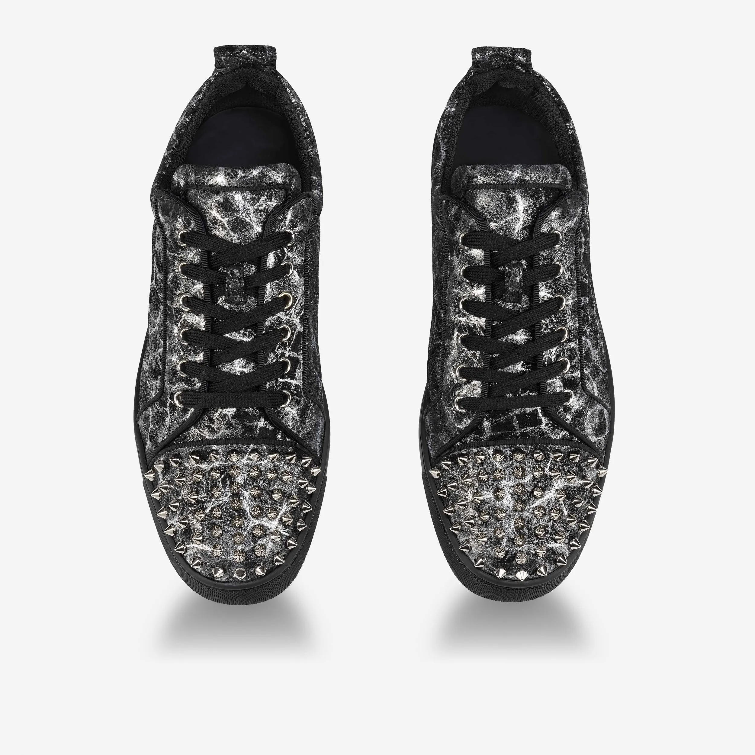 Christian Louboutin Storm Printed Louis Junior Spikes Sneakers