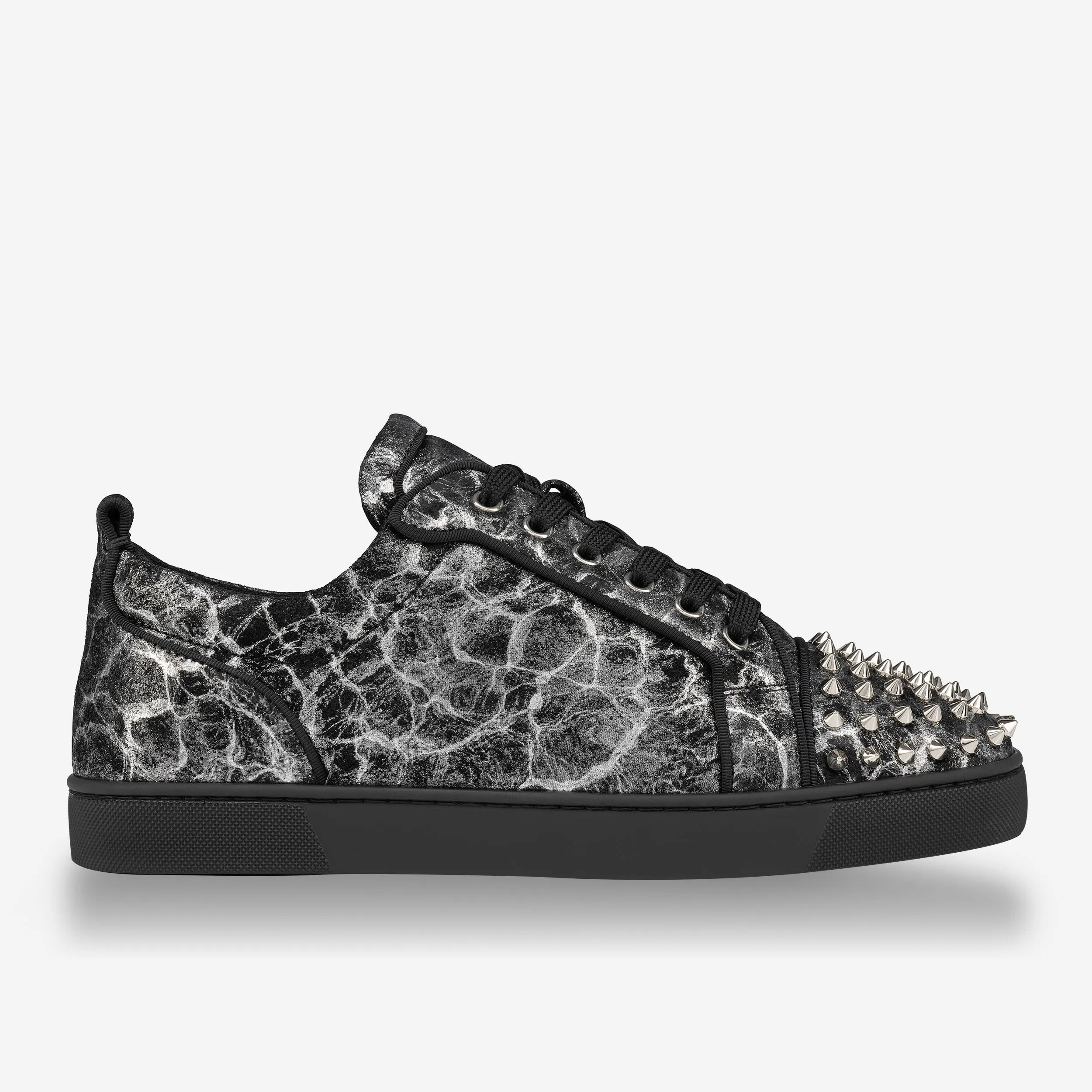 Christian Louboutin Storm Printed Louis Junior Spikes Sneakers