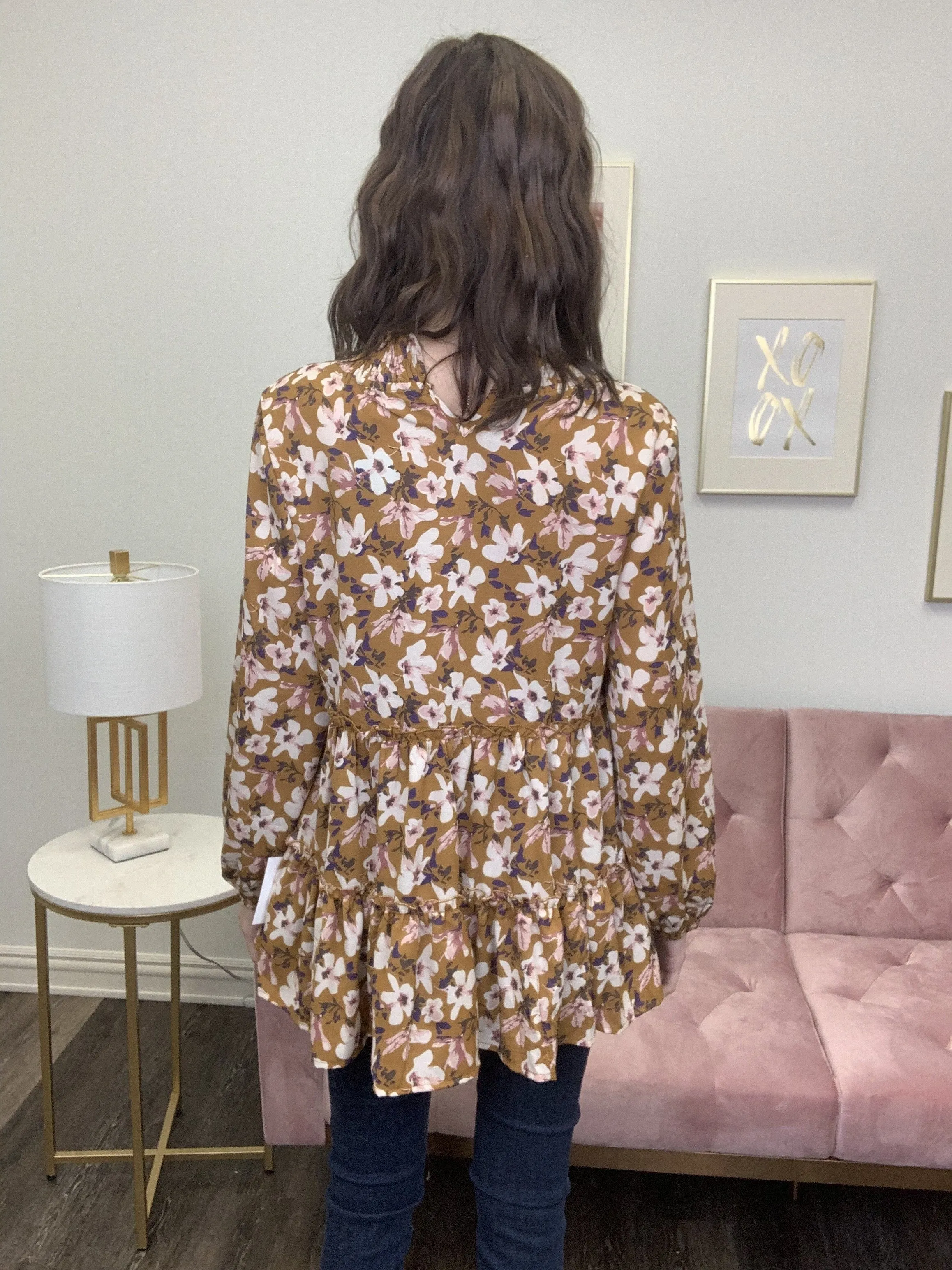 Dream Floral Long Sleeve Top