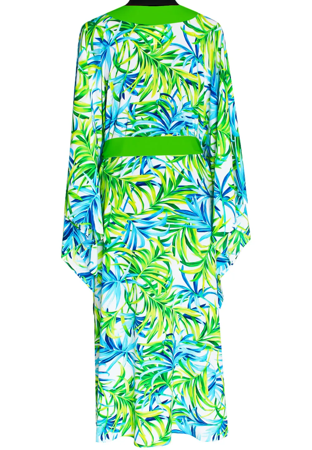 Euphoria – Paradise Palm Kimono (Neon Green)