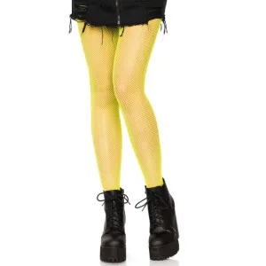 Fishnet Pantyhose Neon Yellow - Leg Avenue