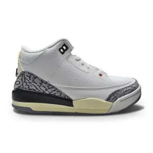 Kids Nike Air Jordan 3 Retro (PS) - DM0966 100 - Summit White Fire Red Black