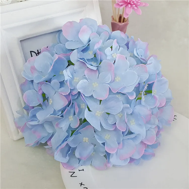 Large Silk Hydrangea Flower Heads 14 Colors