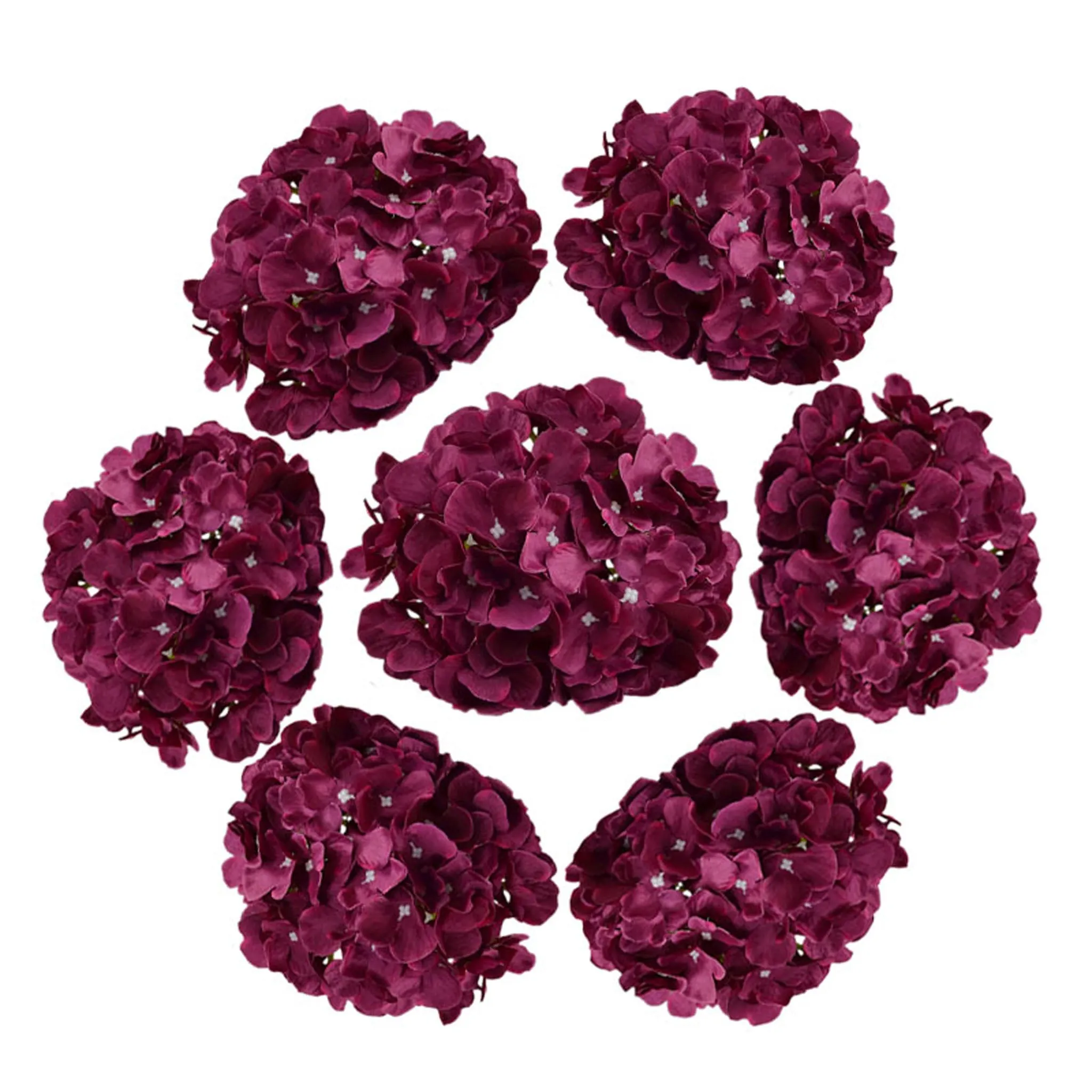 Large Silk Hydrangea Flower Heads 14 Colors