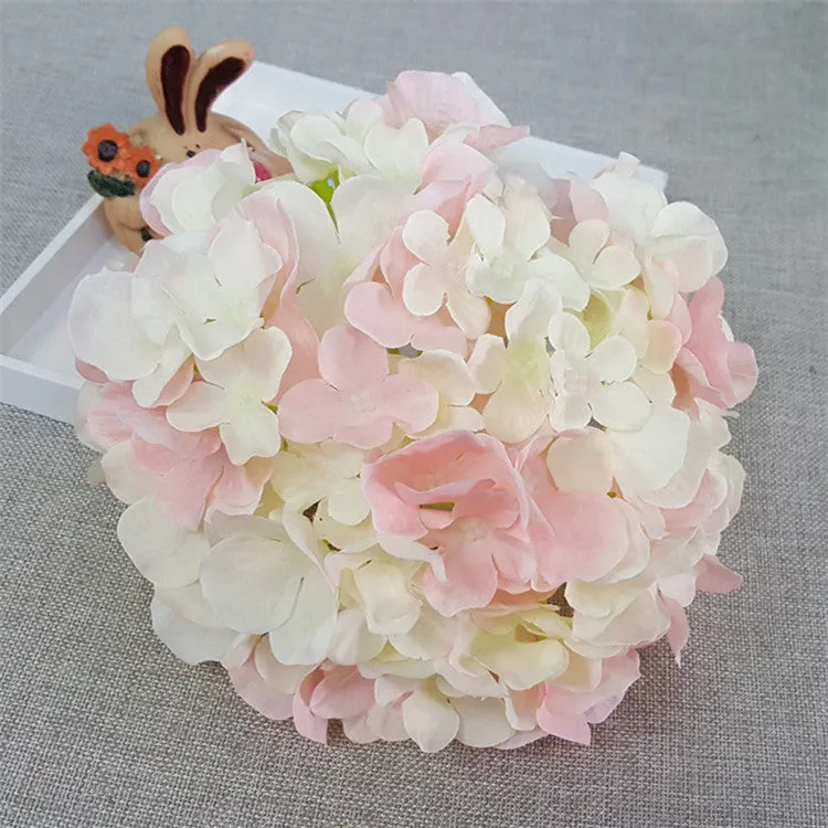 Large Silk Hydrangea Flower Heads 14 Colors