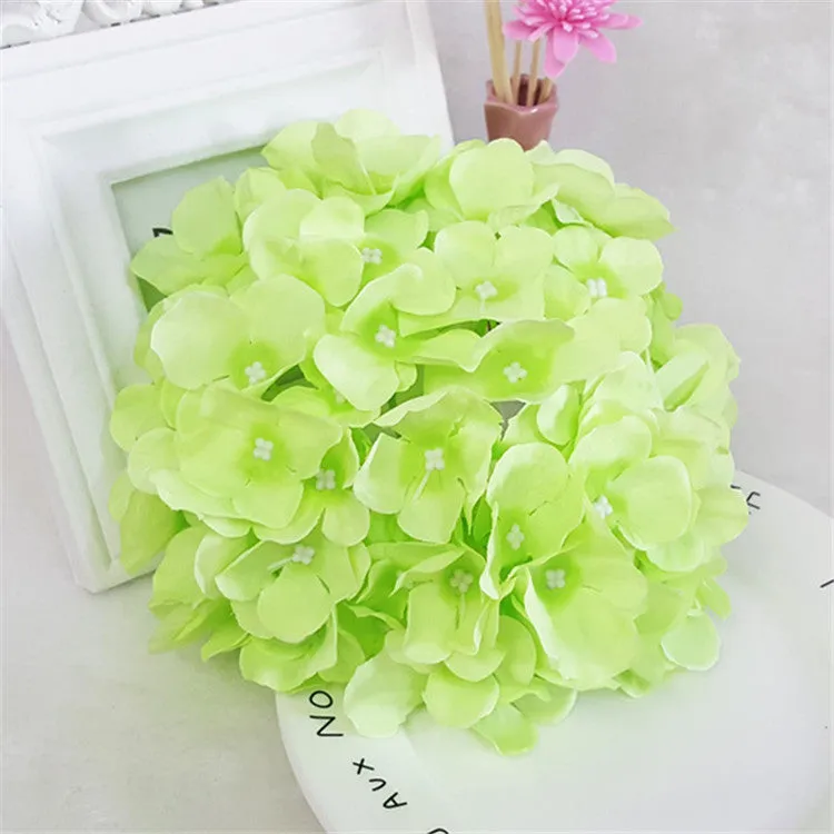 Large Silk Hydrangea Flower Heads 14 Colors