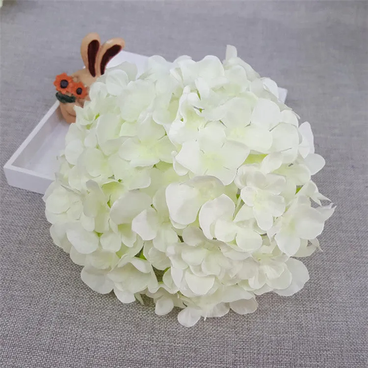 Large Silk Hydrangea Flower Heads 14 Colors