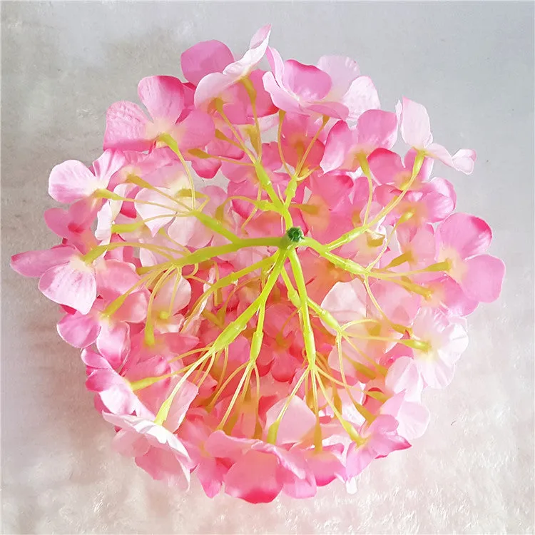 Large Silk Hydrangea Flower Heads 14 Colors