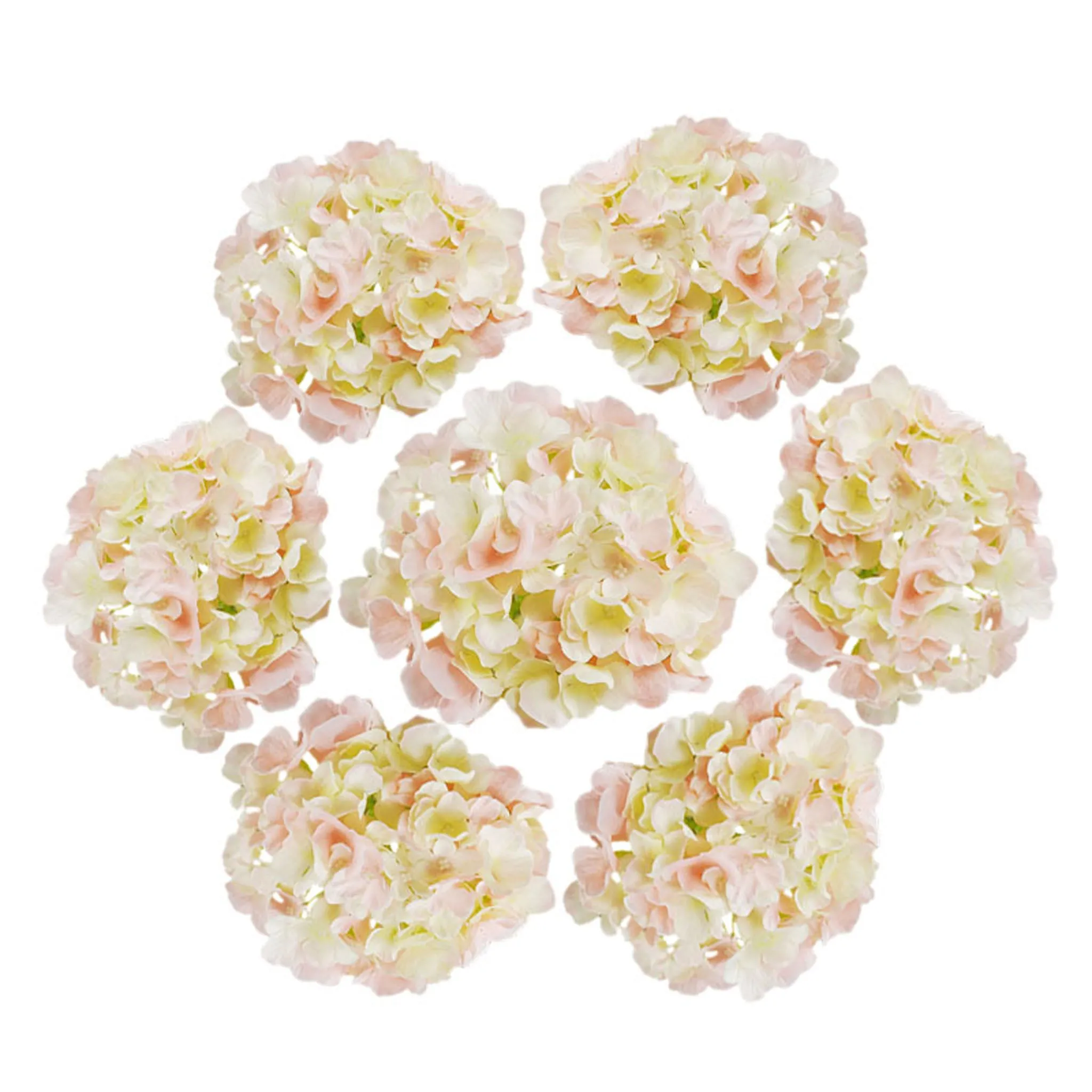 Large Silk Hydrangea Flower Heads 14 Colors