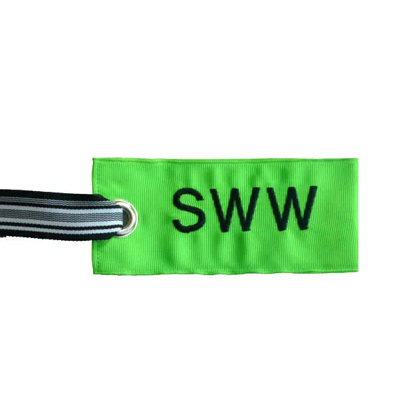 Neon Green Luggage Tag