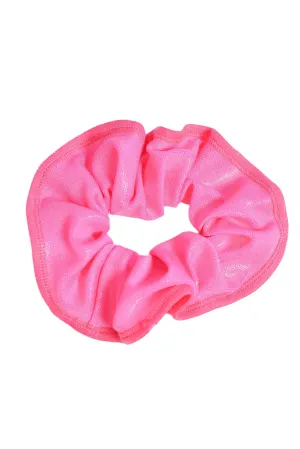 Neon Hot Pink Mystique Scrunchie