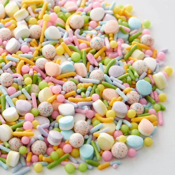 Pastel Easter Egg & Jimmies Sprinkles Mix