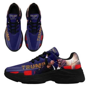 Personalized Trump Sneakers, Custom MAGA  Shoes, Lightweight Chunky Shoes, Best Gift for Trump support