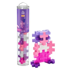 Plus-Plus Big 15-Piece Tube | Glitter