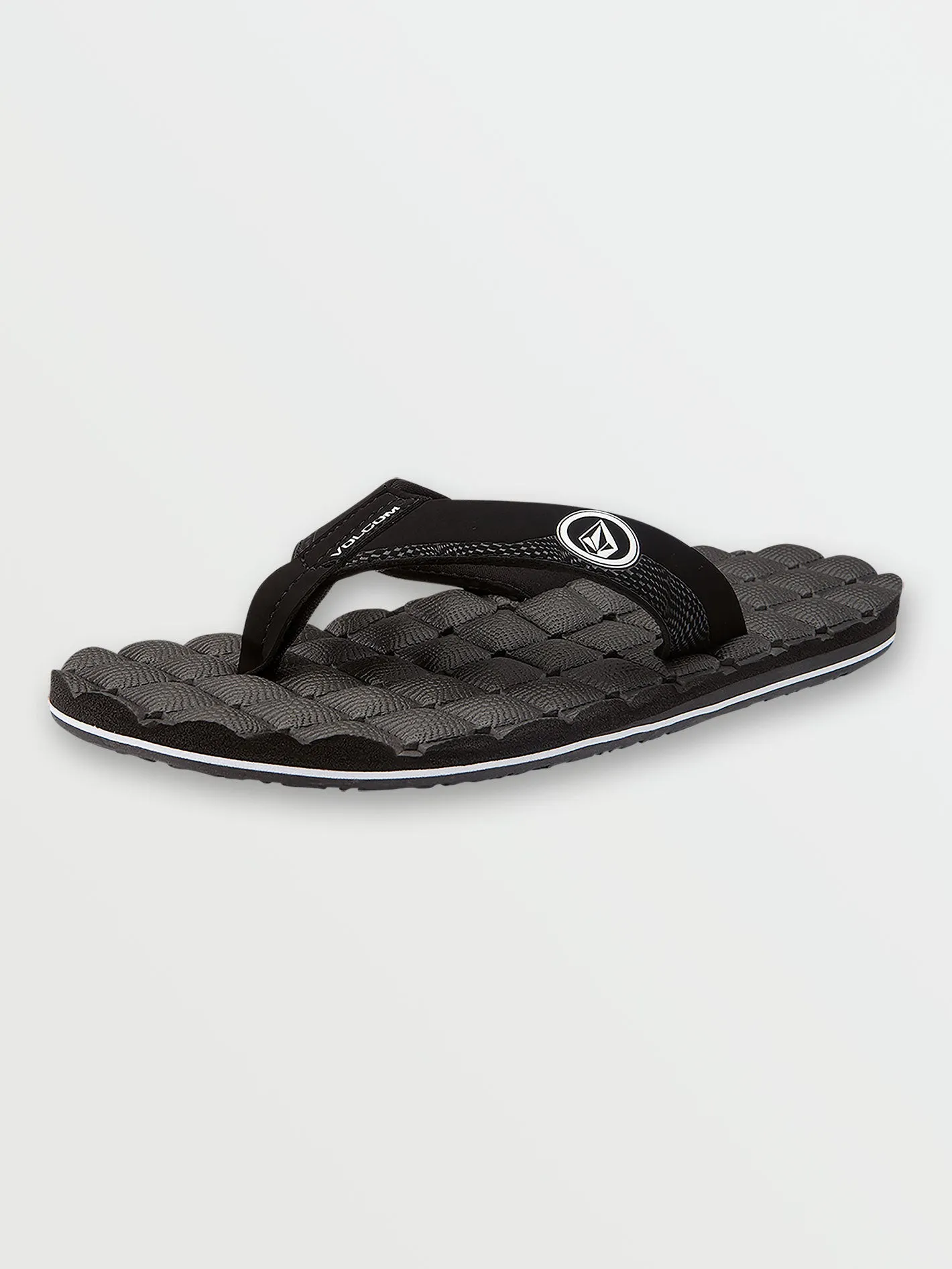 Recliner Sandals - Black White