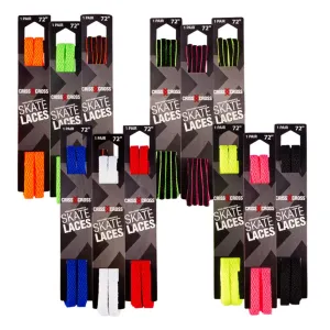 Riedell Criss Cross Skate Laces 72" Skinny (183cm)