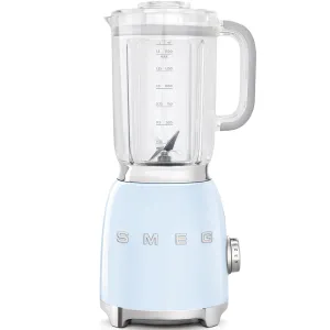 Smeg 50´Style Glass Blender Pastel Blue Blf01pbeu