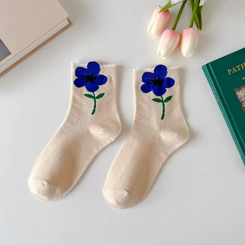 Spring Flower Socks