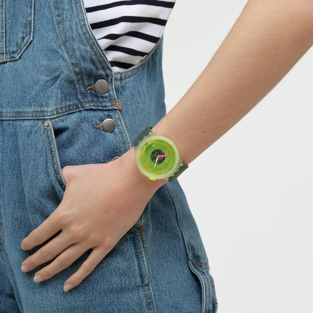 Bright NEON Swatch Watch