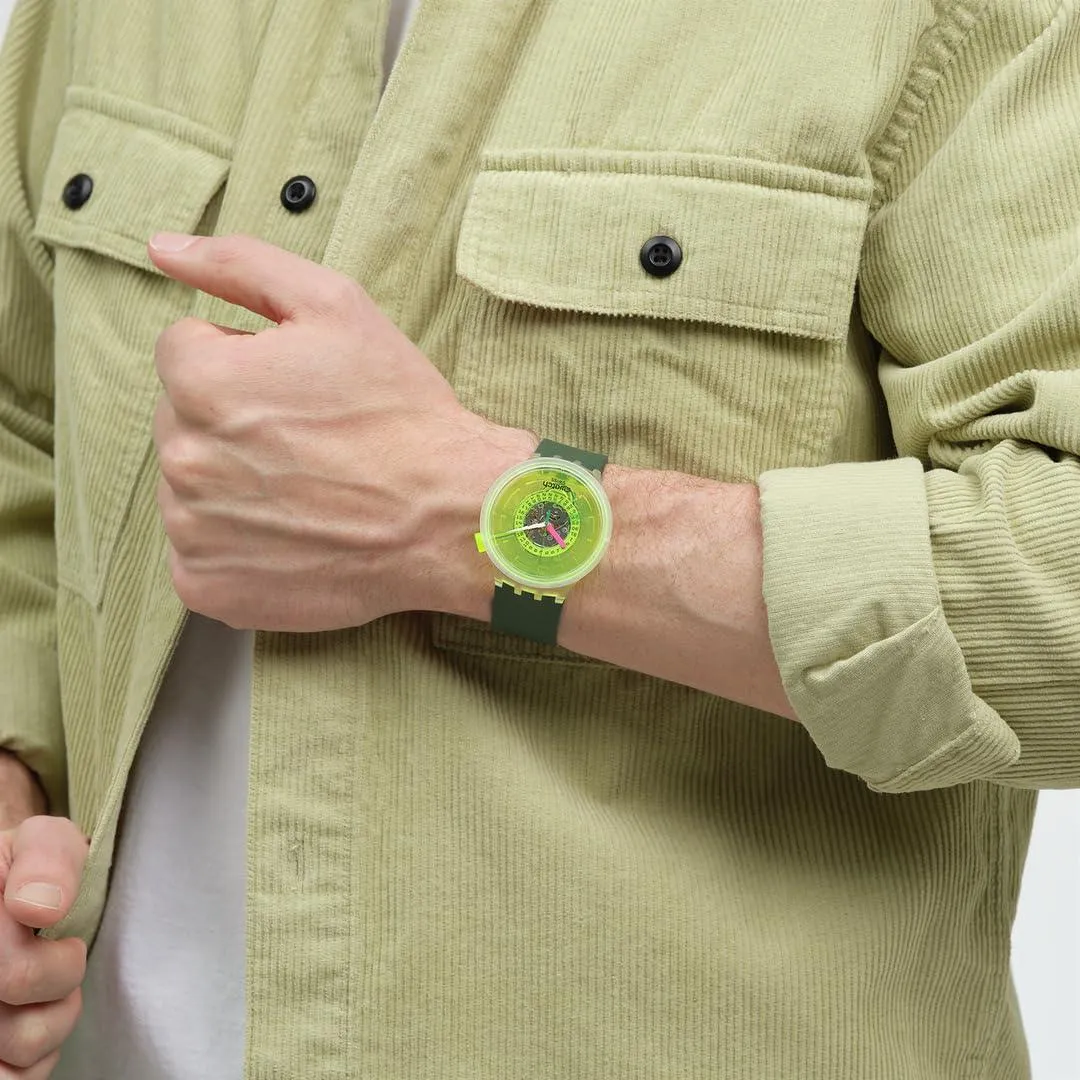 Bright NEON Swatch Watch