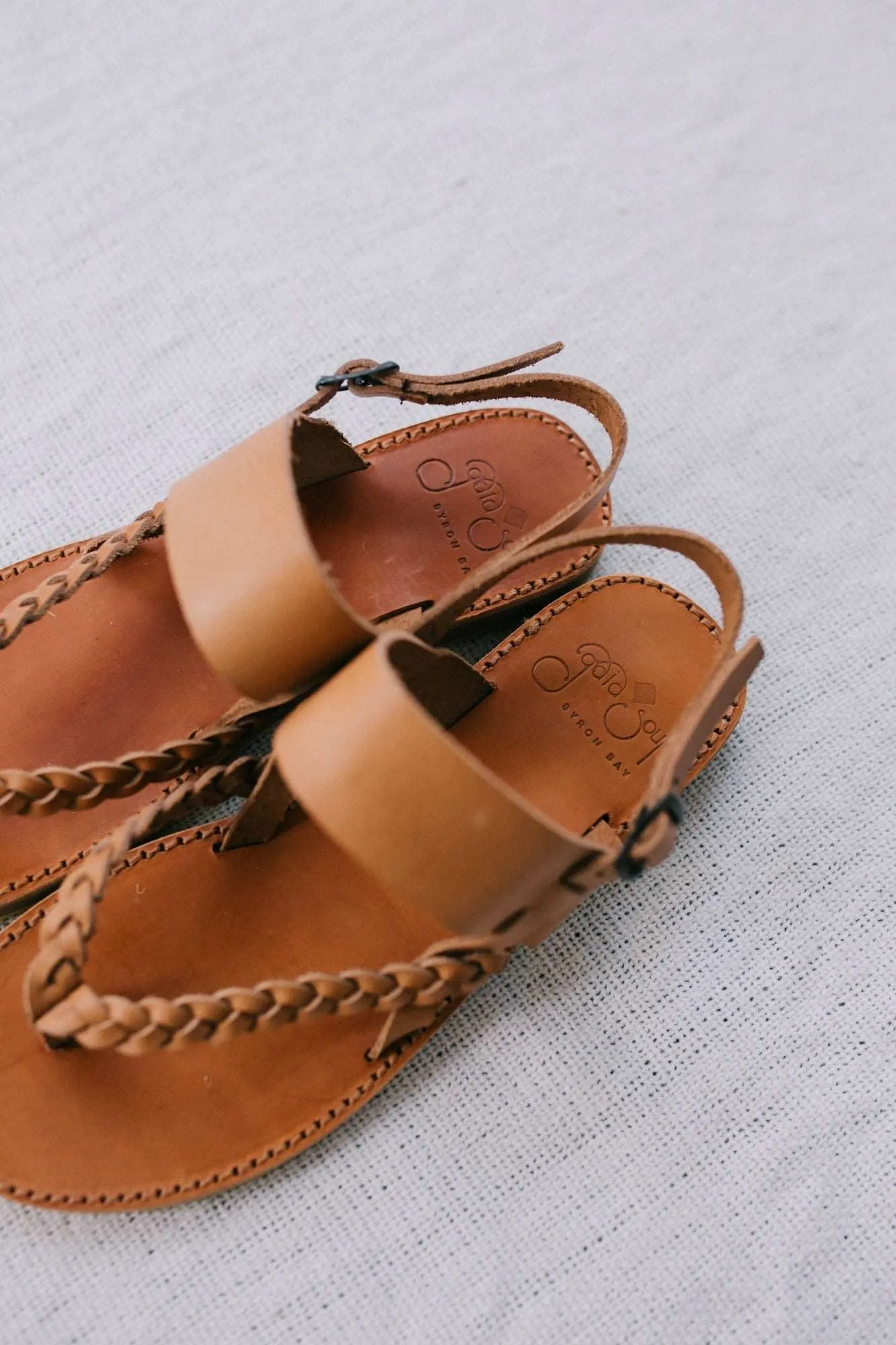 Tarifa Sandals - Tan Leather