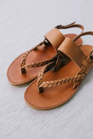 Tarifa Sandals - Tan Leather