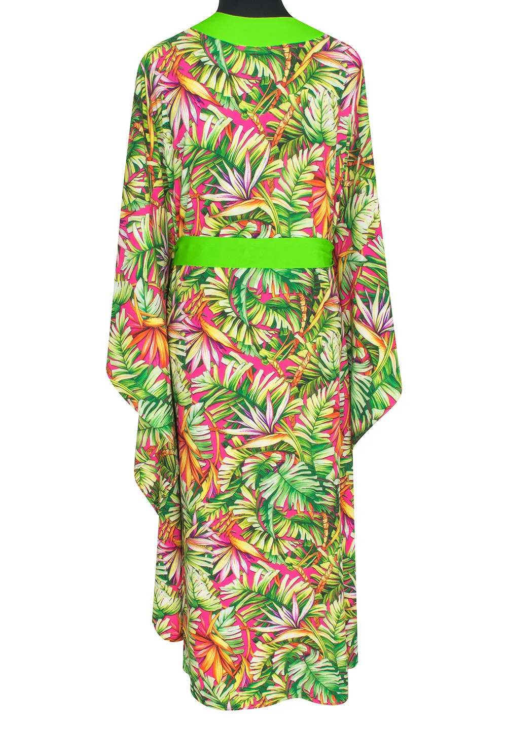 Tropics - Jungle Paradise Kimono (Neon Green)