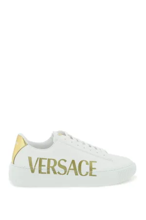 Versace 'greca' Sneakers With Logo (Size - 44)