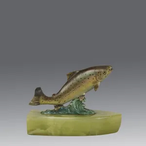 Vienna Bronze "Leaping Salmon"